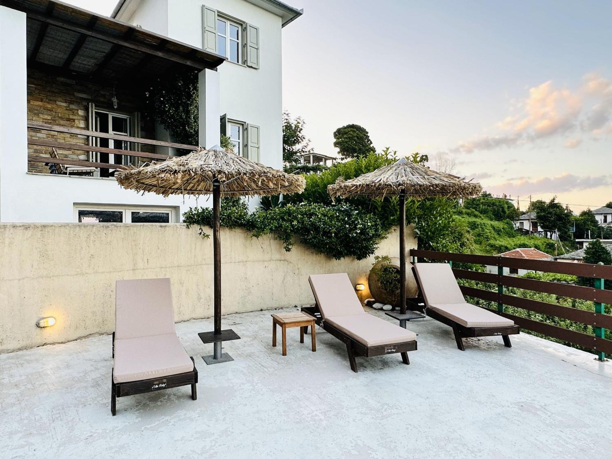 Luxury Villa At Pelion- Ruby Загора Экстерьер фото